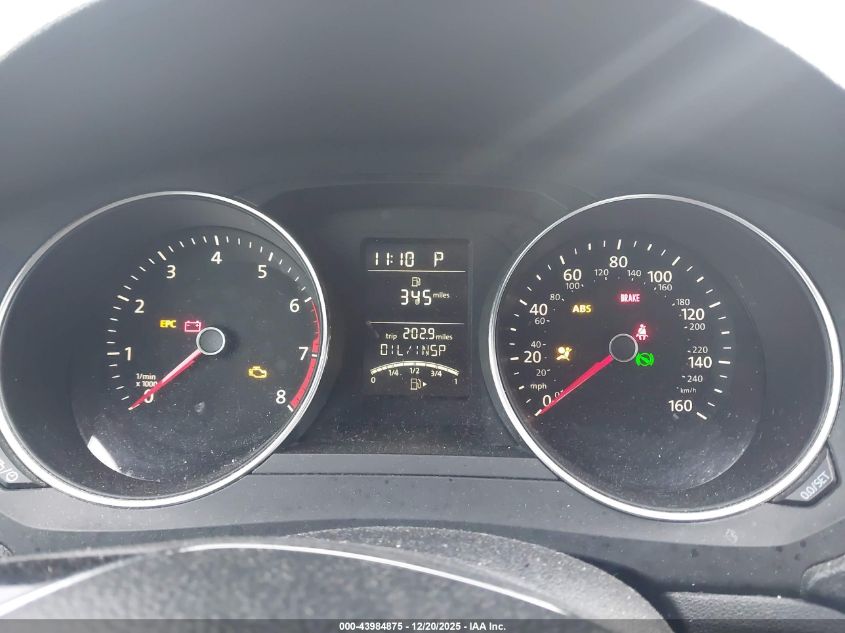 2015 Volkswagen Jetta 2.0L S VIN: 3VW2K7AJ3FM297139 Lot: 43984875