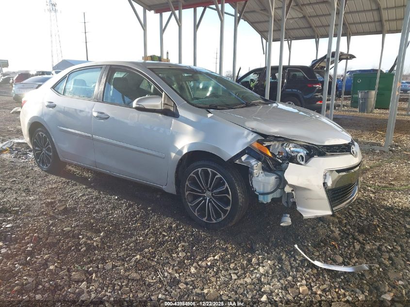 2016 Toyota Corolla S Plus VIN: 2T1BURHE1GC629543 Lot: 43984906