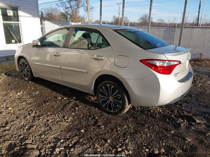 2016 Toyota Corolla S Plus VIN: 2T1BURHE1GC629543 Lot: 43984906