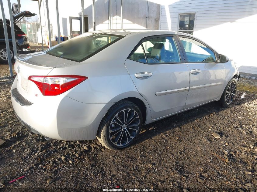 2016 Toyota Corolla S Plus VIN: 2T1BURHE1GC629543 Lot: 43984906