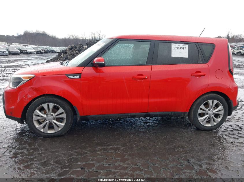 2014 Kia Soul + VIN: KNDJP3A5XE7716947 Lot: 43984917