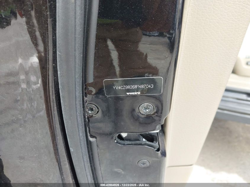 2008 Volvo Xc90 3.2 VIN: YV4CZ982681487043 Lot: 43984926