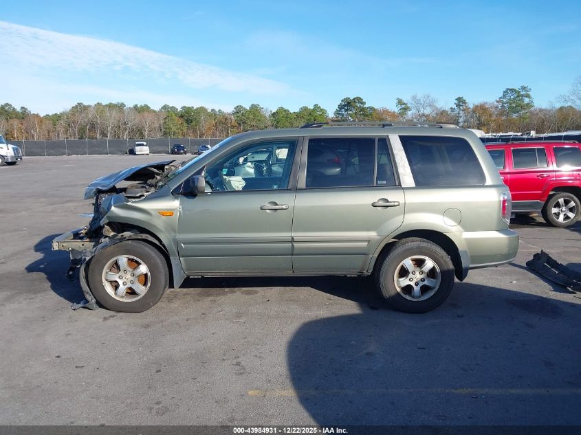 2008 Honda Pilot Ex-L VIN: 5FNYF28658B006976 Lot: 43984931