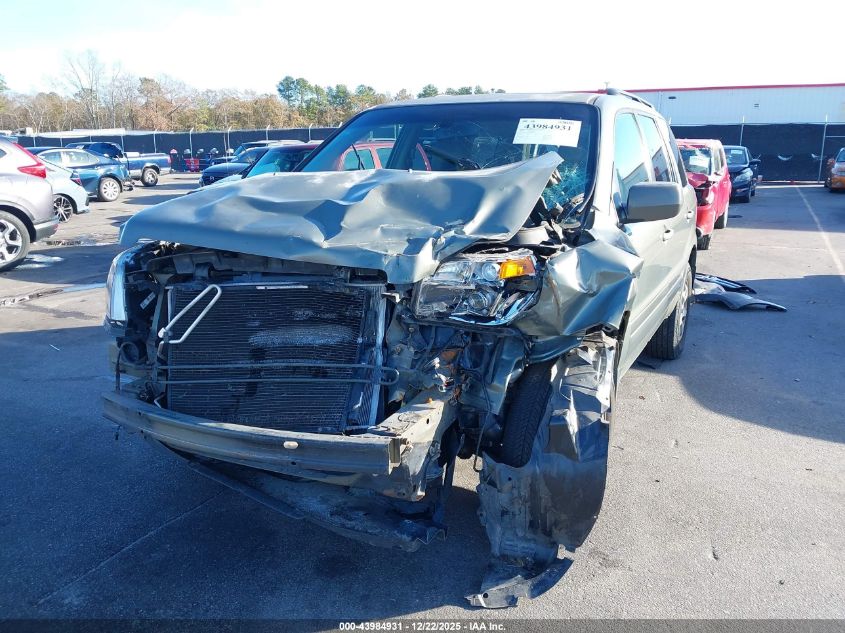 2008 Honda Pilot Ex-L VIN: 5FNYF28658B006976 Lot: 43984931