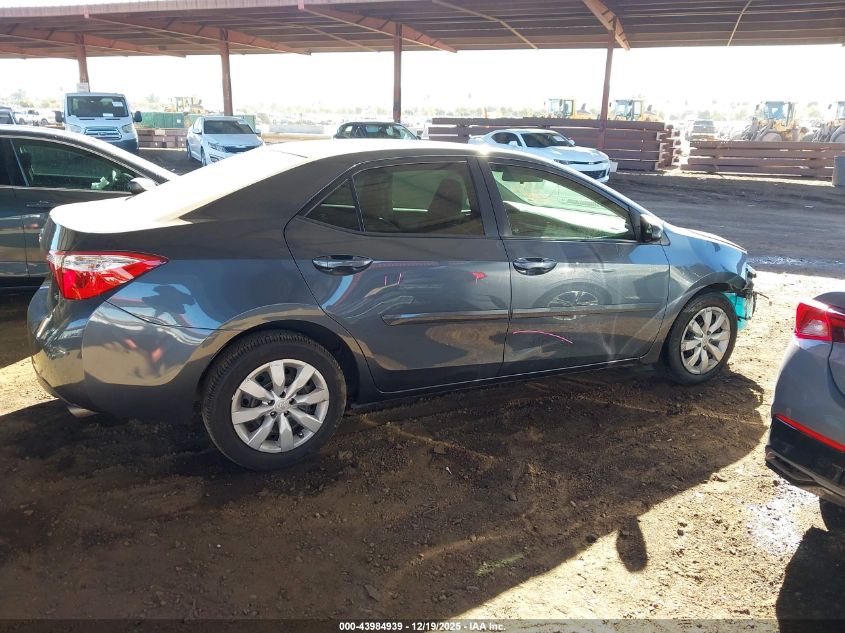 2016 Toyota Corolla Le VIN: 2T1BURHE3GC732916 Lot: 43984939