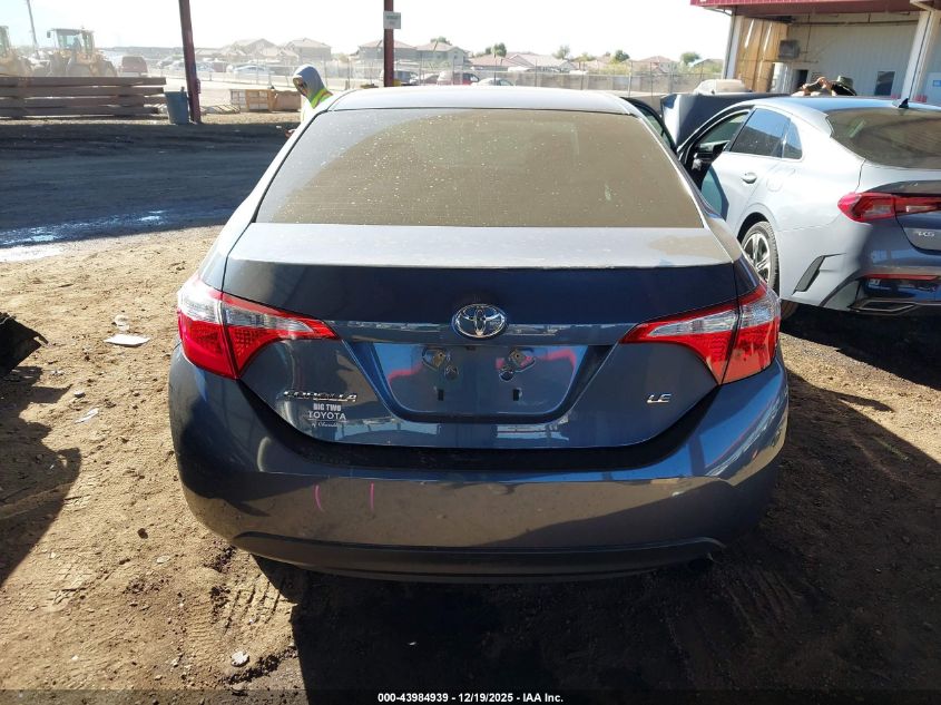 2016 Toyota Corolla Le VIN: 2T1BURHE3GC732916 Lot: 43984939