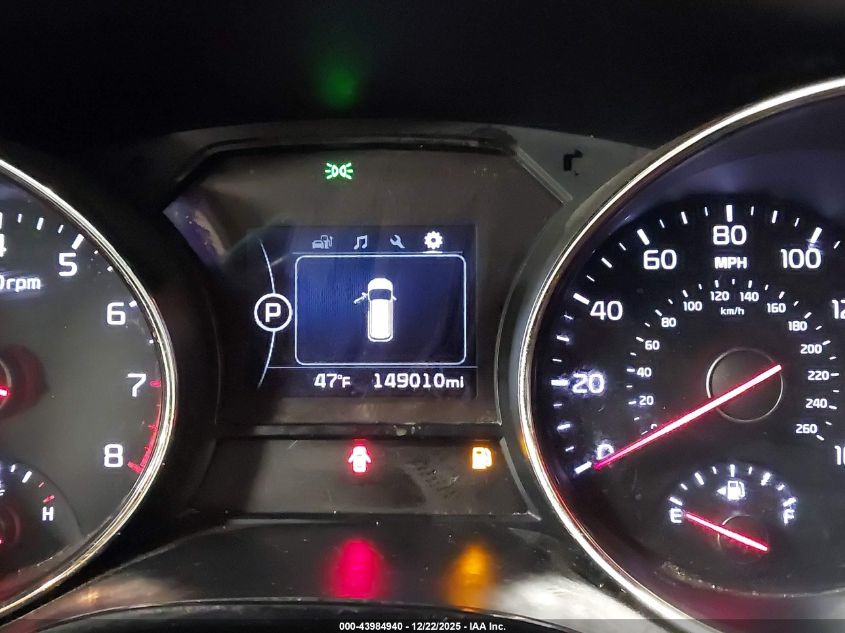 2016 Kia Sedona Ex VIN: KNDMC5C15G6147710 Lot: 43984940