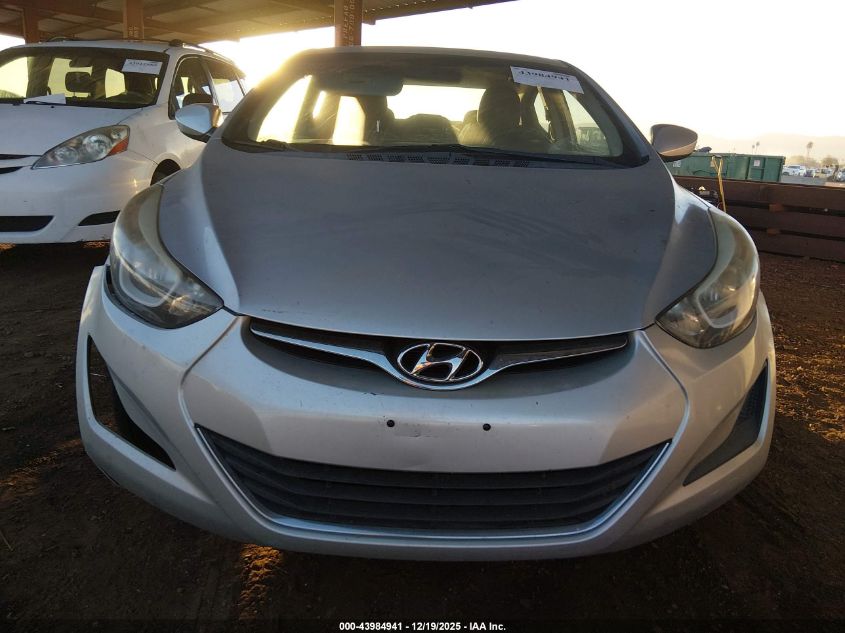 2016 Hyundai Elantra Se VIN: 5NPDH4AE7GH682965 Lot: 43984941