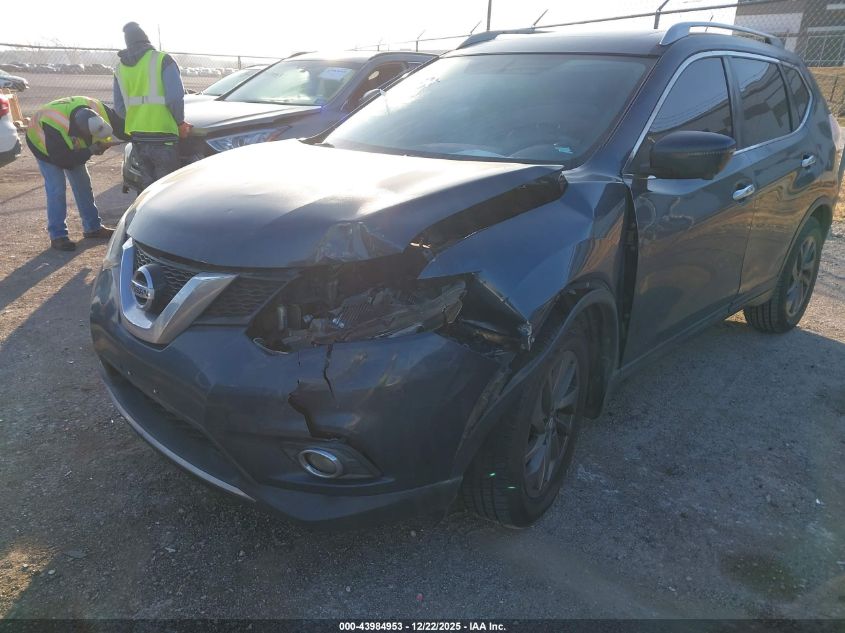 2016 Nissan Rogue Sl VIN: 5N1AT2MT2GC840815 Lot: 43984953