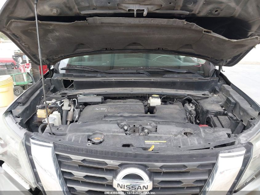 2017 Nissan Pathfinder Sv VIN: 5N1DR2MN9HC670323 Lot: 43984955