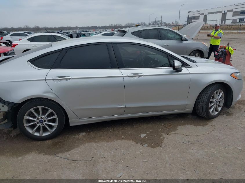 2017 Ford Fusion Se VIN: 3FA6P0HD0HR126700 Lot: 43984970
