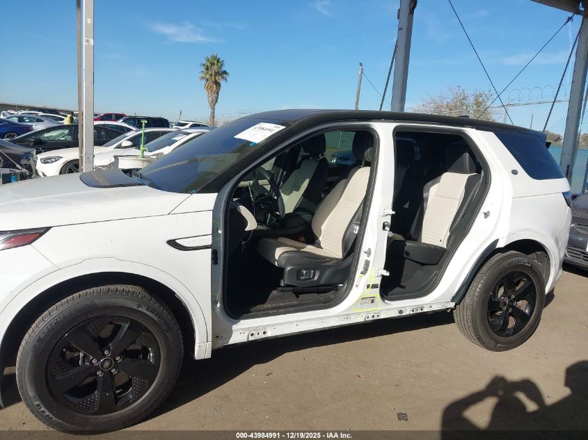 2023 Land Rover Discovery Sport S R-Dynamic VIN: SALCT2FX9PH916121 Lot: 43984991