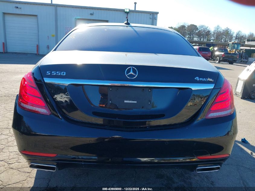 2017 Mercedes-Benz S 550 4Matic VIN: WDDUG8FB7HA300876 Lot: 43985000
