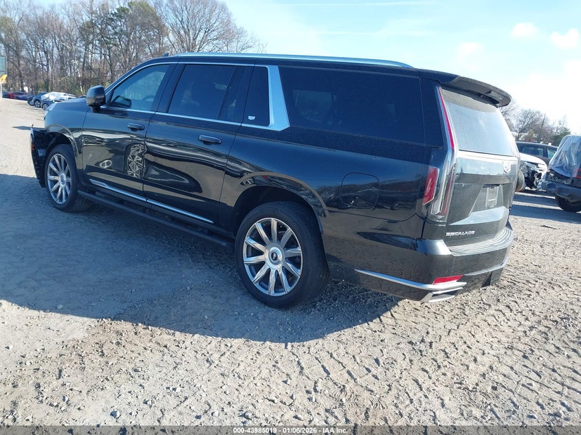 Vin: 1gys4mklxmr409839, lot: 44480727, cadillac escalade esv 4wd premium luxury platinum 20213