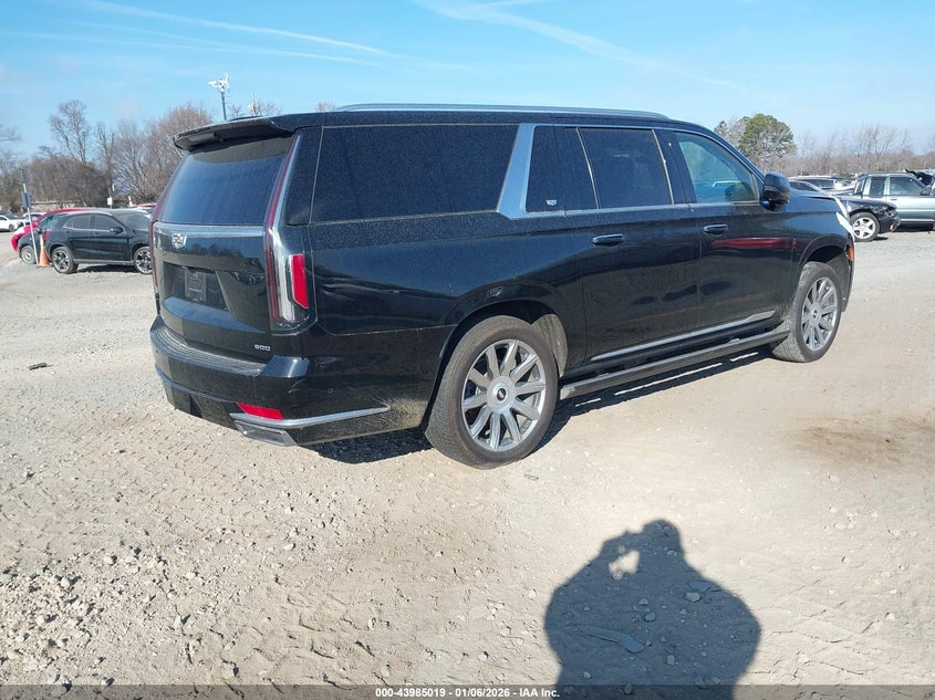 Vin: 1gys4mklxmr409839, lot: 44480727, cadillac escalade esv 4wd premium luxury platinum 20214