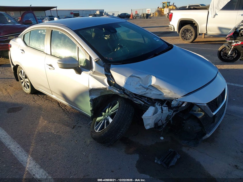 3N1CN8EV7ML914355 2021 Nissan Versa Sv Xtronic Cvt auction photo 1