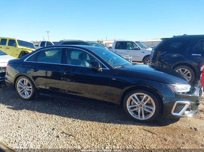 2024 Audi A4 Premium Plus 45 Tfsi S Line Quattro S Tronic VIN: WAUEAAF48RN006354 Lot: 43985037