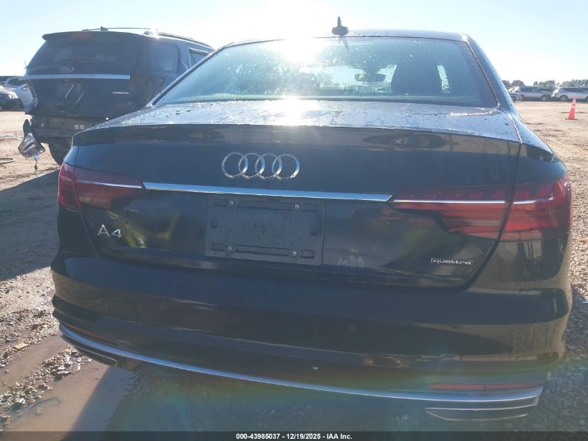 2024 Audi A4 Premium Plus 45 Tfsi S Line Quattro S Tronic VIN: WAUEAAF48RN006354 Lot: 43985037