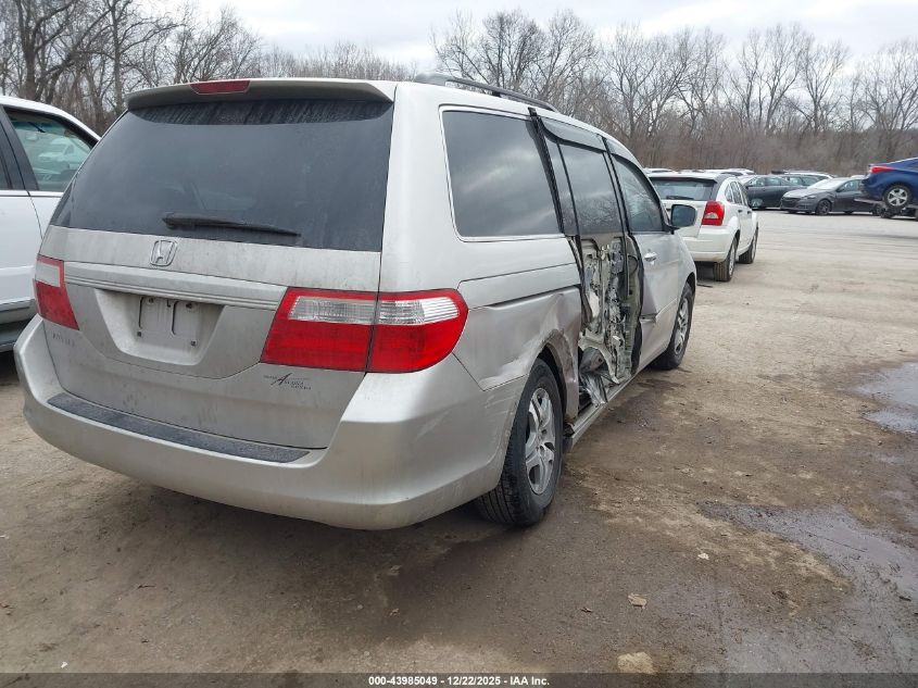 2006 Honda Odyssey Ex-L VIN: 5FNRL38736B454321 Lot: 43985049