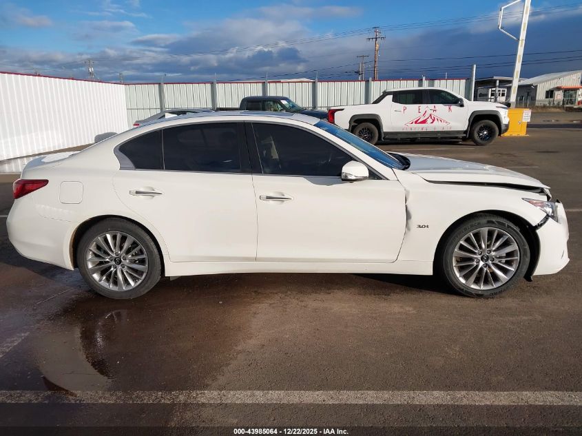 2020 Infiniti Q50 Luxe Awd VIN: JN1EV7ARXLM254425 Lot: 43985064