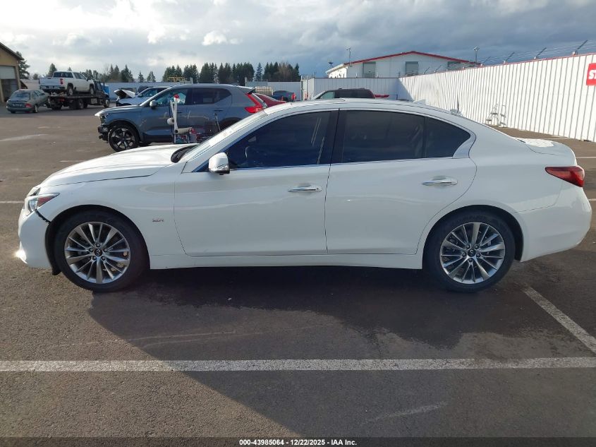 2020 Infiniti Q50 Luxe Awd VIN: JN1EV7ARXLM254425 Lot: 43985064