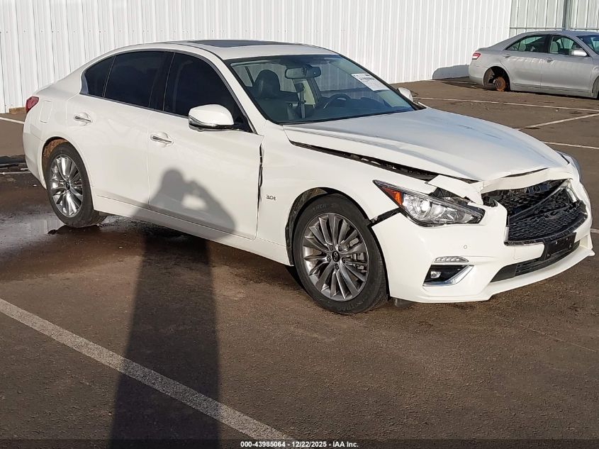 2020 Infiniti Q50 Luxe Awd VIN: JN1EV7ARXLM254425 Lot: 43985064