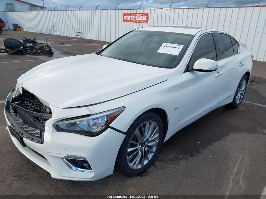 2020 Infiniti Q50 Luxe Awd VIN: JN1EV7ARXLM254425 Lot: 43985064