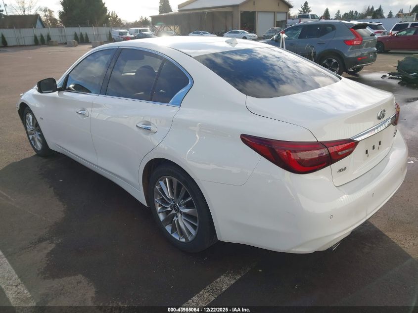 2020 Infiniti Q50 Luxe Awd VIN: JN1EV7ARXLM254425 Lot: 43985064