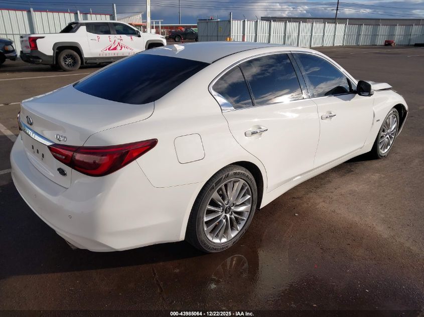 2020 Infiniti Q50 Luxe Awd VIN: JN1EV7ARXLM254425 Lot: 43985064