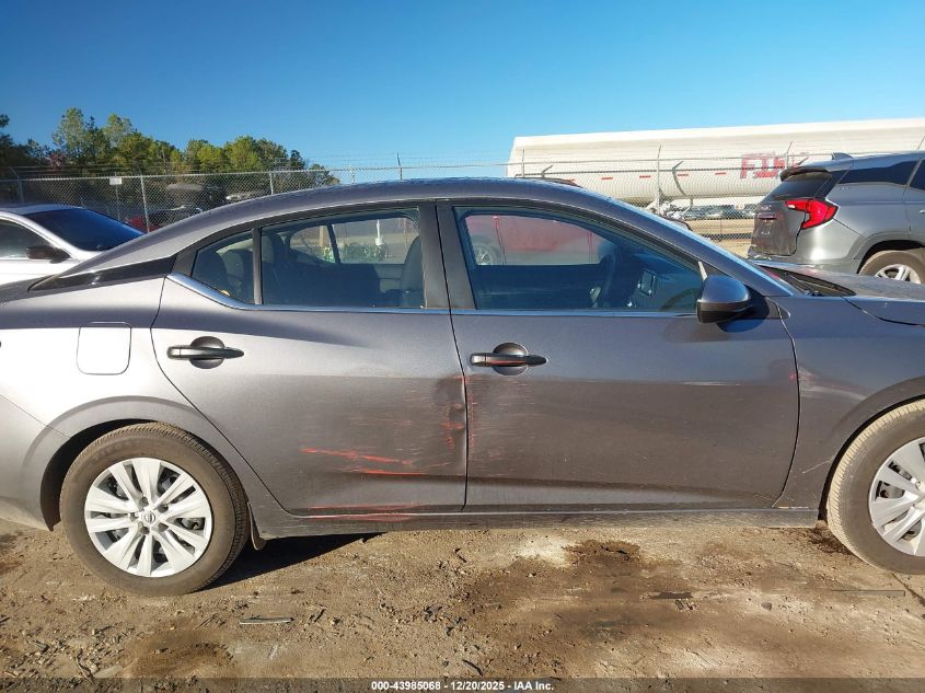 2025 Nissan Sentra S VIN: 3N1AB8BV4SY311836 Lot: 43985068