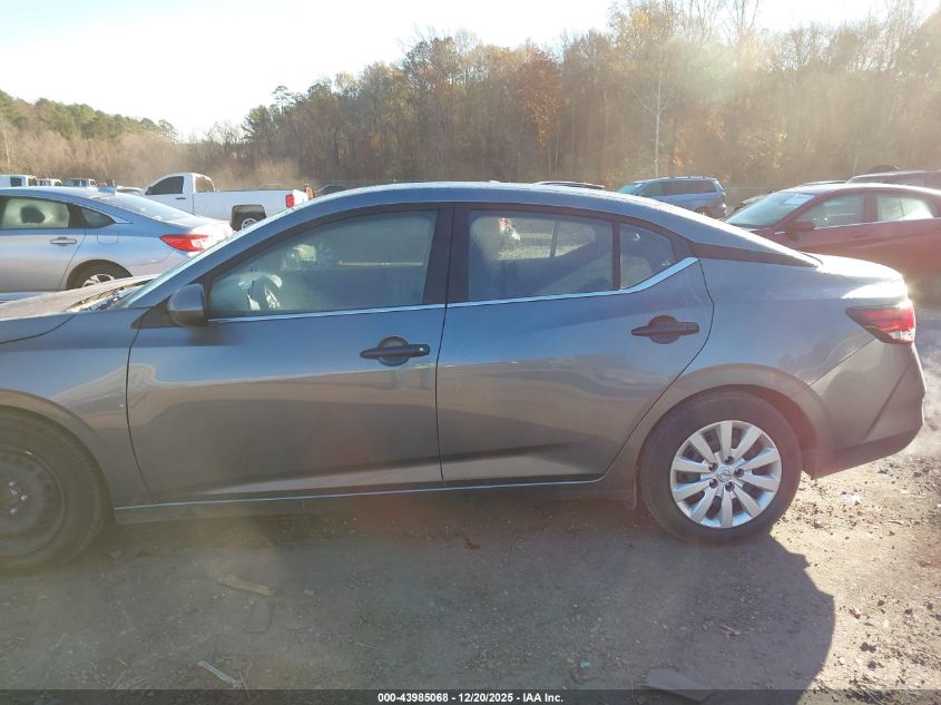 2025 Nissan Sentra S VIN: 3N1AB8BV4SY311836 Lot: 43985068