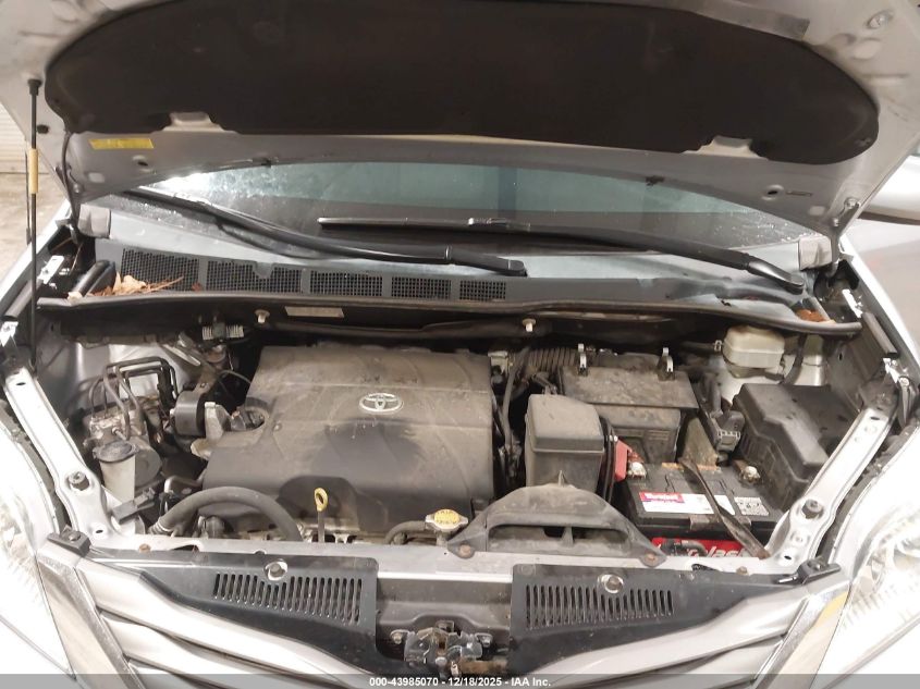 2013 Toyota Sienna Xle V6 8 Passenger VIN: 5TDYK3DC4DS322937 Lot: 43985070