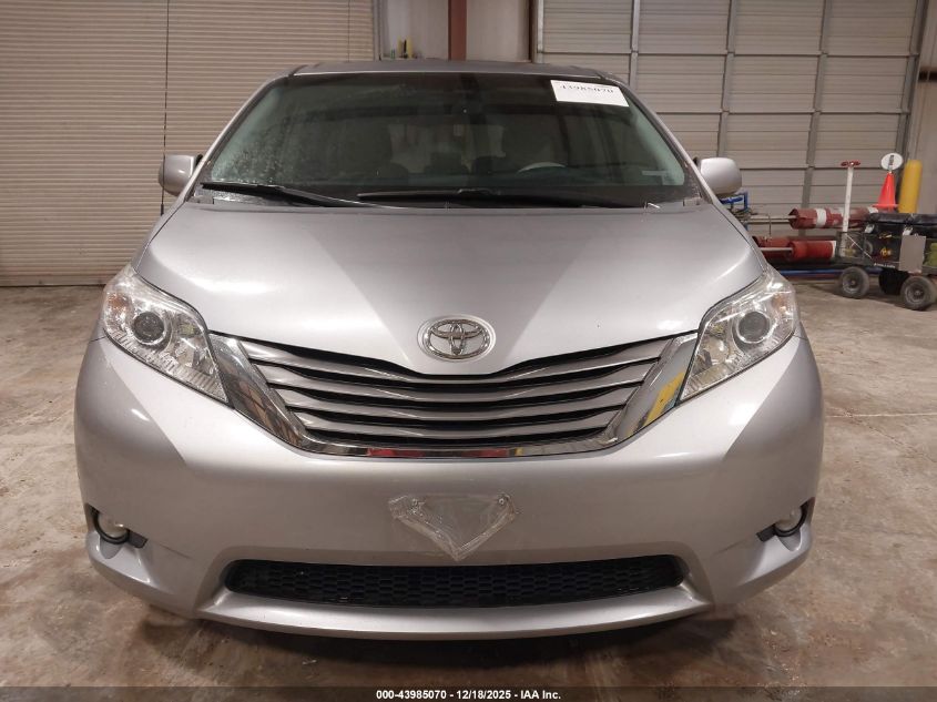 2013 Toyota Sienna Xle V6 8 Passenger VIN: 5TDYK3DC4DS322937 Lot: 43985070