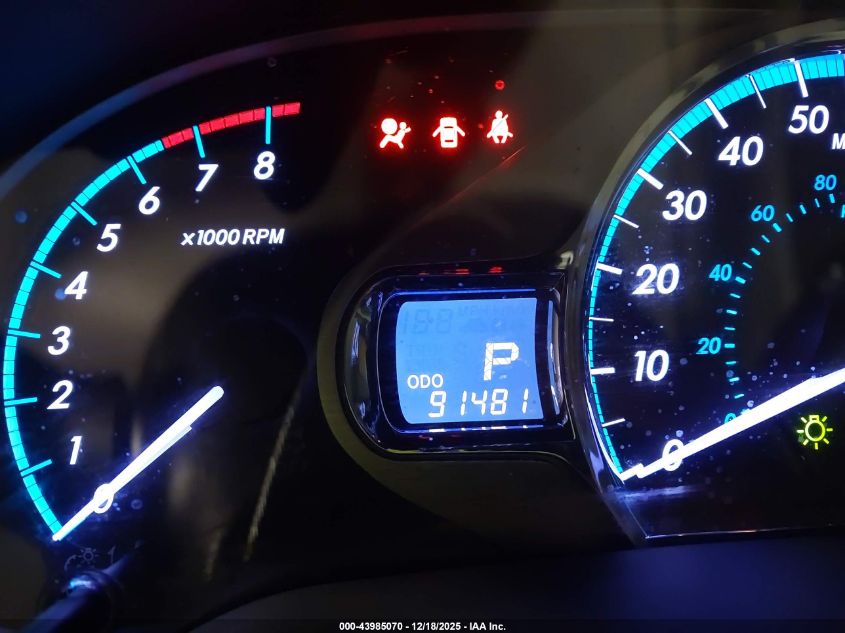 2013 Toyota Sienna Xle V6 8 Passenger VIN: 5TDYK3DC4DS322937 Lot: 43985070