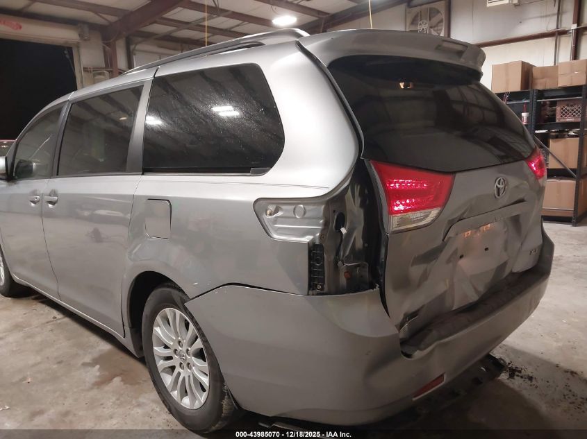 2013 Toyota Sienna Xle V6 8 Passenger VIN: 5TDYK3DC4DS322937 Lot: 43985070