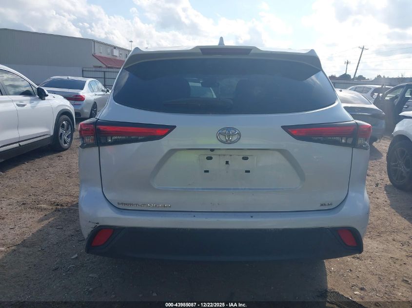 2022 Toyota Highlander Xle VIN: 5TDGZRAH3NS100935 Lot: 43985087