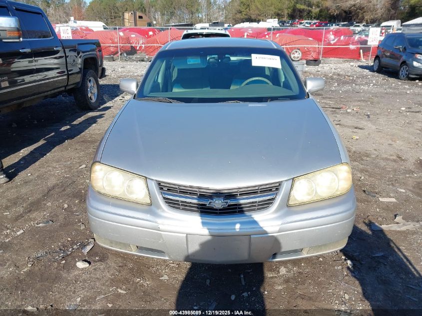 2005 Chevrolet Impala Ls VIN: 2G1WH52K559261144 Lot: 43985089