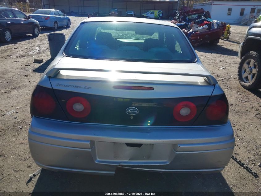 2005 Chevrolet Impala Ls VIN: 2G1WH52K559261144 Lot: 43985089