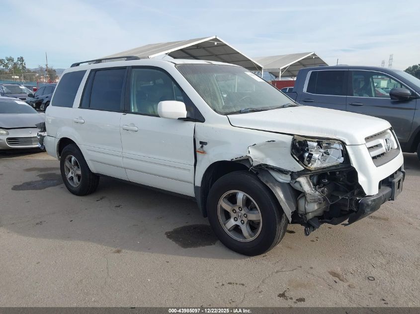 2006 Honda Pilot Ex-L VIN: 5FNYF286X6B002287 Lot: 43985097