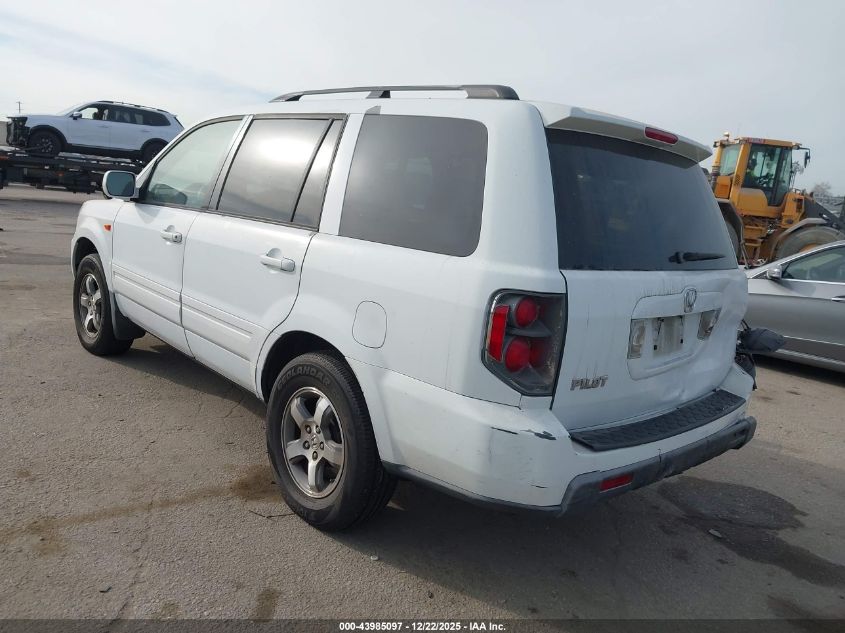 2006 Honda Pilot Ex-L VIN: 5FNYF286X6B002287 Lot: 43985097