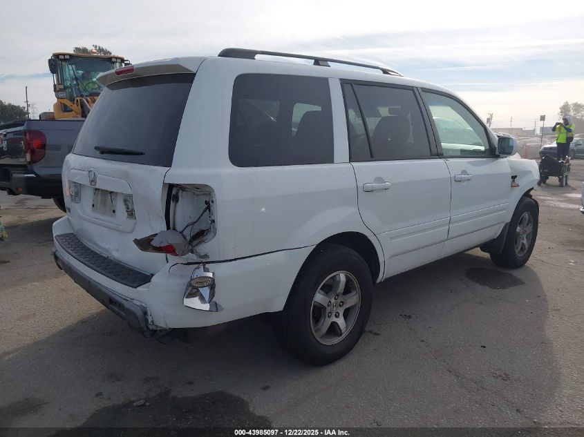 2006 Honda Pilot Ex-L VIN: 5FNYF286X6B002287 Lot: 43985097