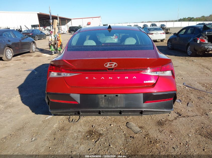 2025 Hyundai Elantra Limited VIN: KMHLP4DG9SU871395 Lot: 43985098