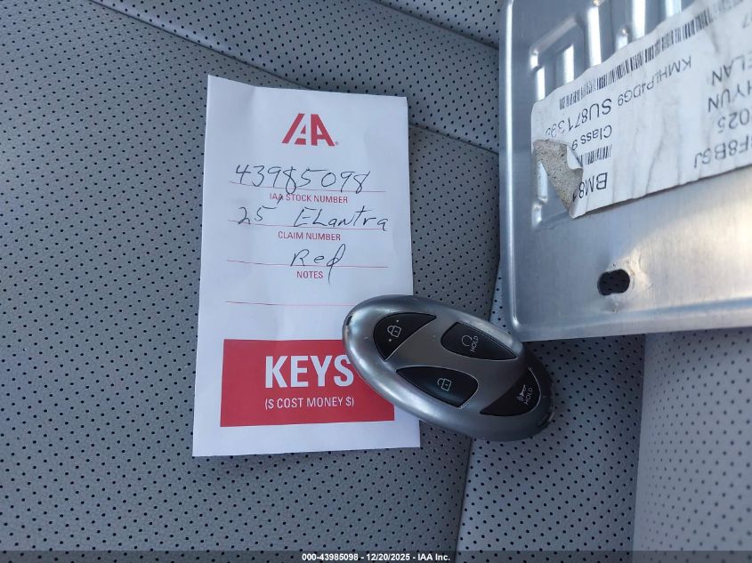 2025 Hyundai Elantra Limited VIN: KMHLP4DG9SU871395 Lot: 43985098