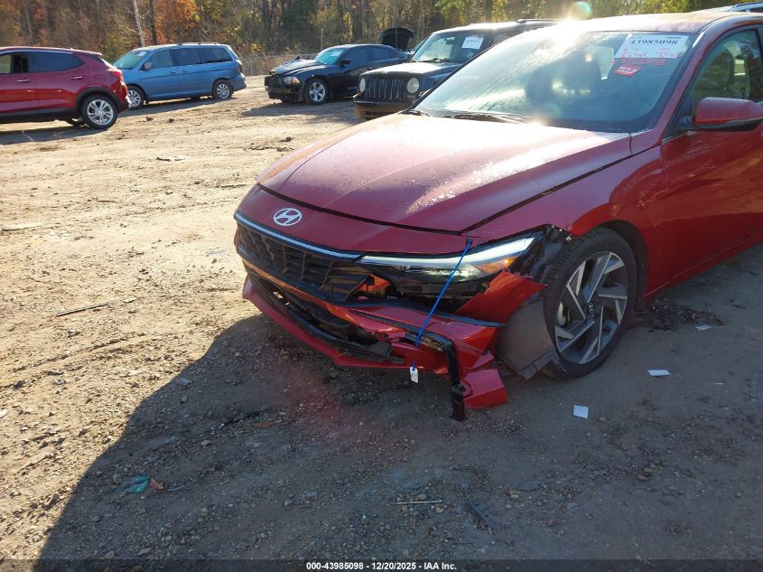 2025 Hyundai Elantra Limited VIN: KMHLP4DG9SU871395 Lot: 43985098