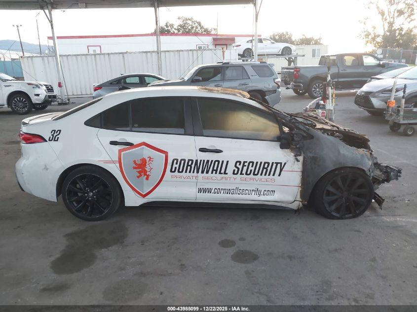 2022 Toyota Corolla Se Nightshade Edition VIN: 5YFS4MCE9NP124003 Lot: 43985099