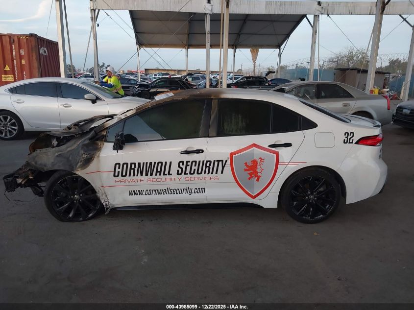 2022 Toyota Corolla Se Nightshade Edition VIN: 5YFS4MCE9NP124003 Lot: 43985099