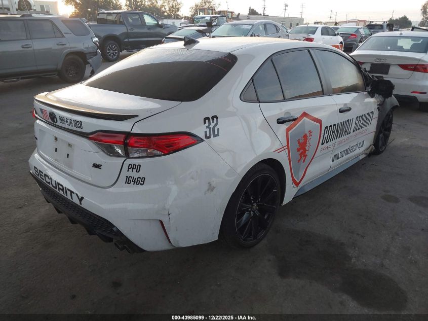 2022 Toyota Corolla Se Nightshade Edition VIN: 5YFS4MCE9NP124003 Lot: 43985099