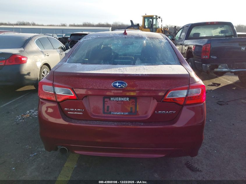2016 Subaru Legacy 2.5I Premium VIN: 4S3BNBC63G3061440 Lot: 43985106