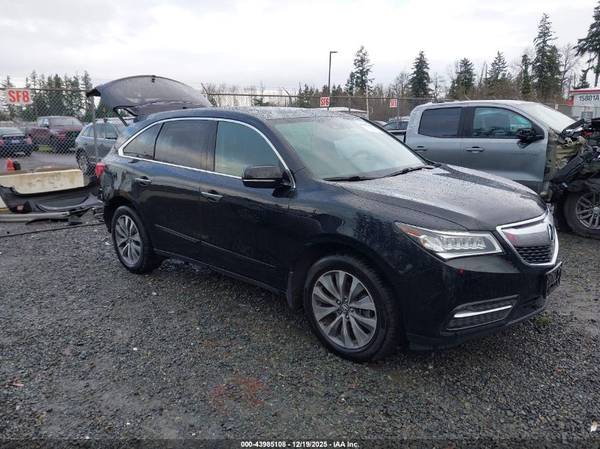 2014 Acura Mdx Technology Package