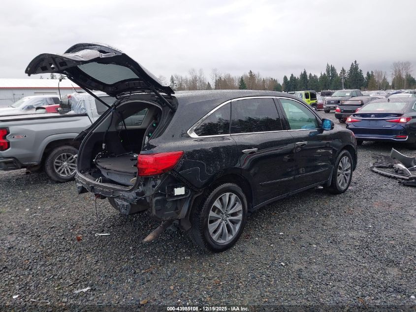 2014 Acura Mdx Technology Package